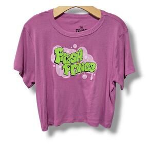 Women's Fresh Prince Baby Short Sleeve Cropped Graphic T-Shirt -Size XL